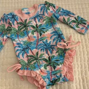 Caden Lane Rash guard baby girls swimsuit